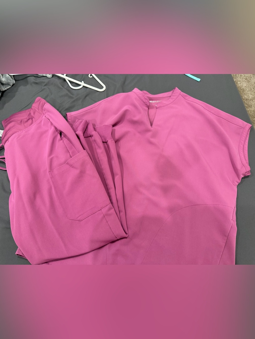 Mandala Women’s Pink Scrub Set
